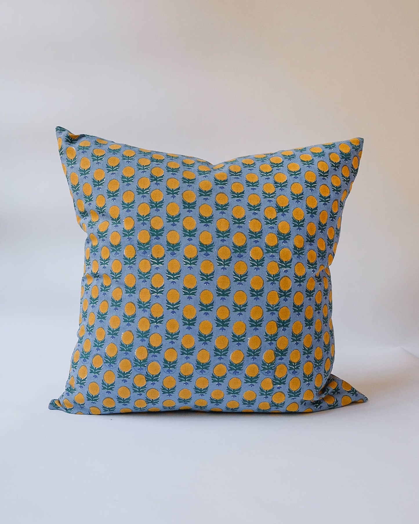 Hand Block-printed Linen Pillowcase